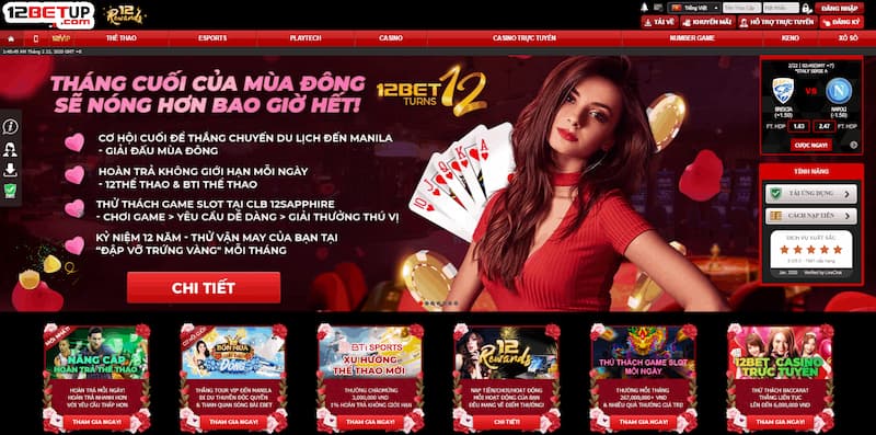 Hướng dẫn đọc tỷ lệ kèo nhà cái 12Bet đơn giản