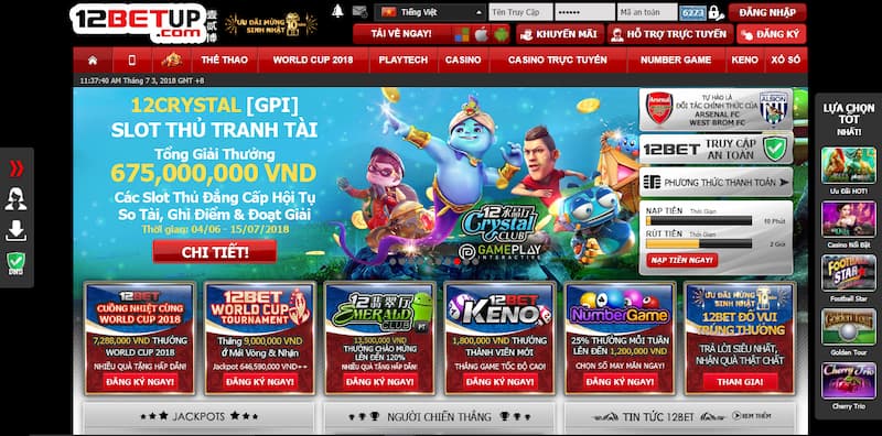 Hướng dẫn đăng nhập 12Bet