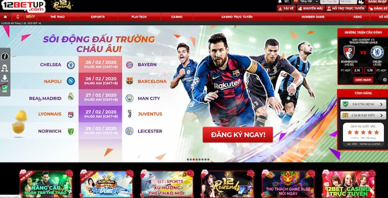 Lưu ý khi liên hệ 12Bet