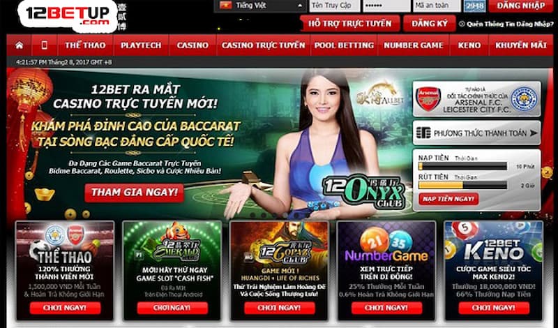 Trang web nhà cái 12Bet