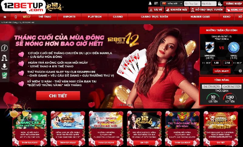 12Bet là nhà cái được nhiều người chơi tham gia