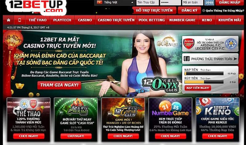 Nhà cái 12Bet uy tín hàng đầu hiện nay