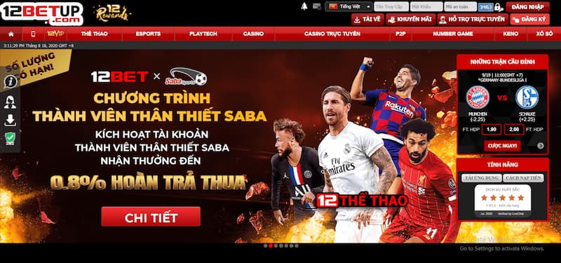 Cá cược thể thao 12Bet