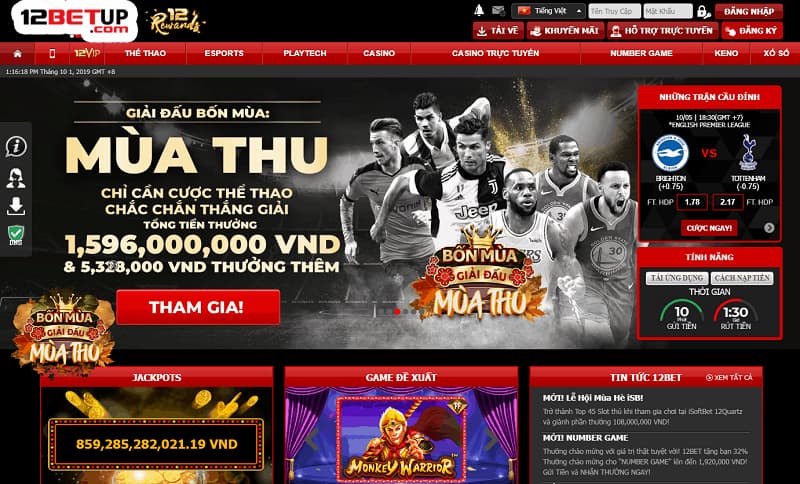 Giới thiệu nhà cái 12Bet