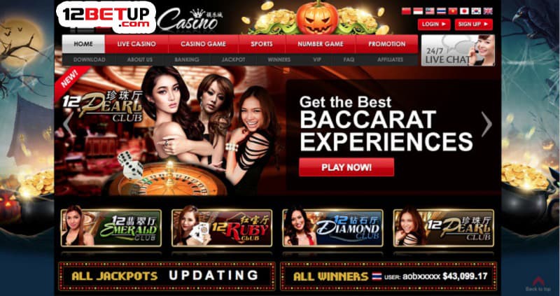 Ưu điểm của Casino truc tuyen uy tin 12Bet