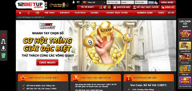 Ưu điểm của nhà cái 12Bet